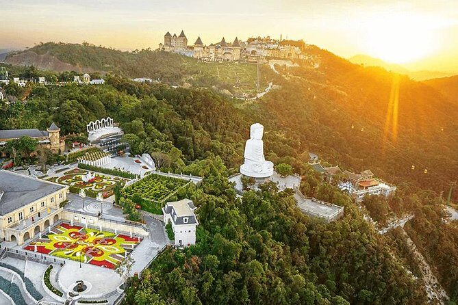 Ba Na Hills & Golden Bridge Day Tour from Da Nang - Jardin d’Amour and Linh Ung Pagoda: the calm contrasts