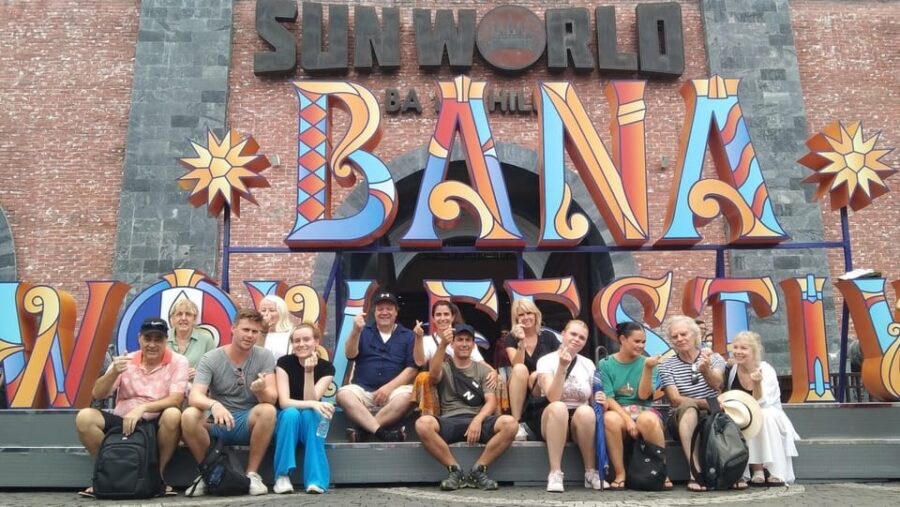Ba Na Hills Golden Bridge Deluxe Max 12pax Group from DaNang - Lava Train to Sun Kingdom and the Moon Kingdom check-in zone
