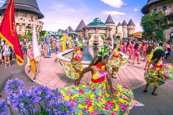 Ba Na Hills & Golden Bridge with Fantasy Park Tour-Optional Lunch - Linh Ung Pagoda at nearly 1,500 meters: the calm break