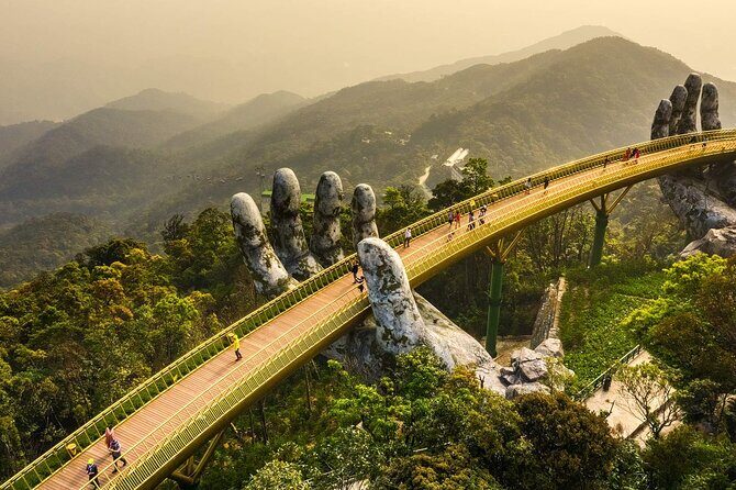 Ba Na Hills - Golden Hand Bridge Full Day Tour - Ba Na Hills at 1,487 m: four seasons and a famous bridge moment