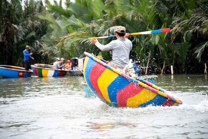 Basket Boat Ride, Coconut Forest, Sunset and Hoi An Town by Night - Da Nang Stone Carving Stop: Quick, Local, and Actually Visual