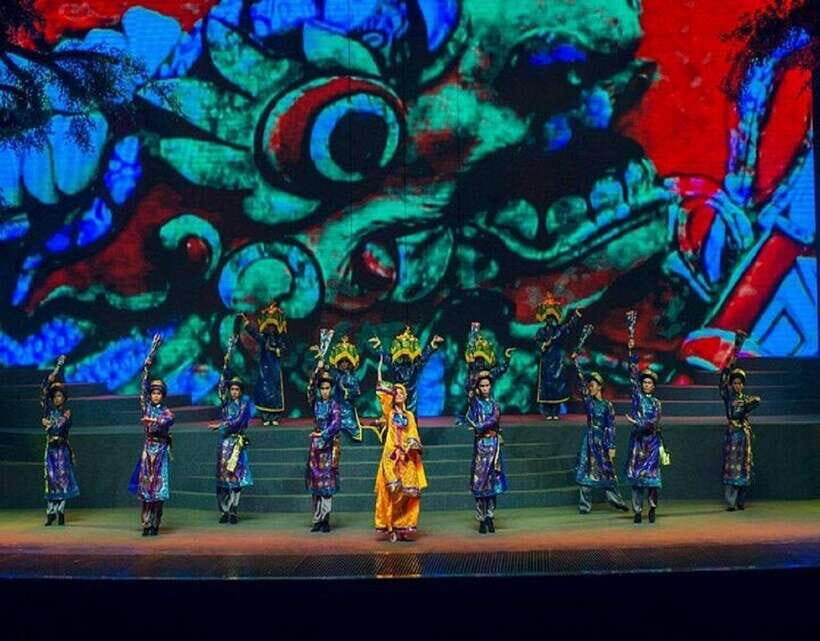 Charming Da Nang Show: Culture, History, Art Vietnamese Show - The Cultural Story on Stage: Ao Dai, Non La, Lotus, and ChamPa