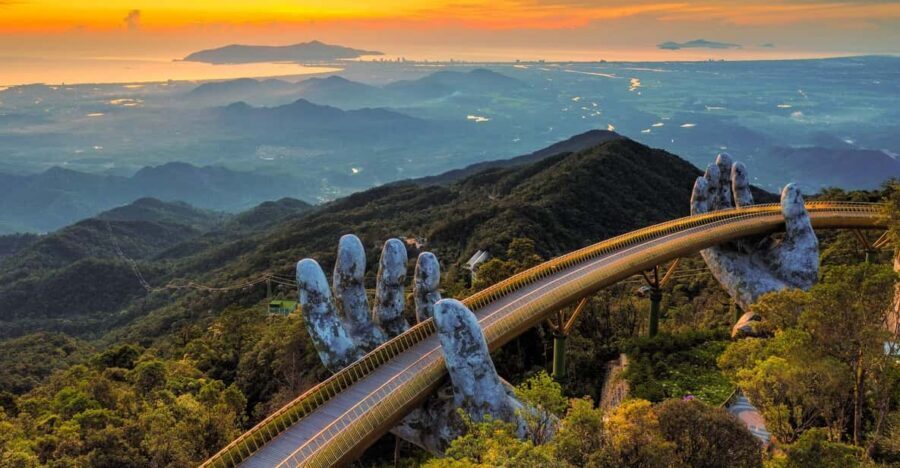 Da Nang: Ba Na Hills Cable Car and Golden Bridge Small Group - Pagodas and towers: Linh Ung and Linh Phong Tu viewpoints