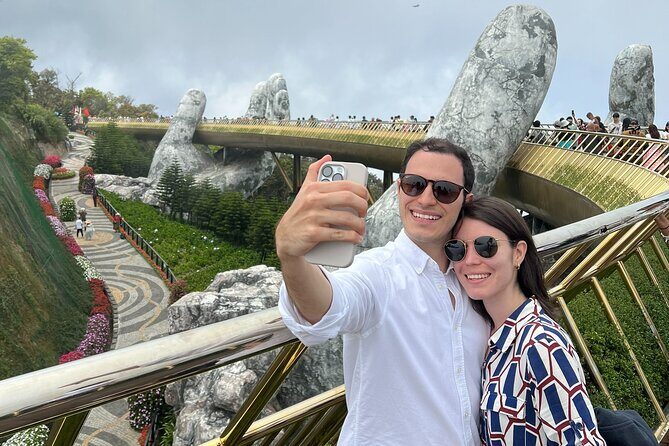 DA NANG Ba Na Hills, Golden Bridge & Cable Cars PRIVATE TOUR - Ba Na Peak at 1,500 meters: Lunar Castle and Eclipse Square