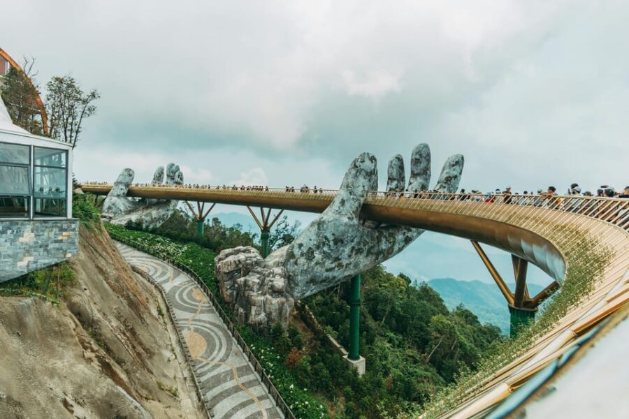 Da Nang: BaNa Hills & Golden Bridge Day Tour With 5 options - Golden Bridge and the garden zone: the walk you came for