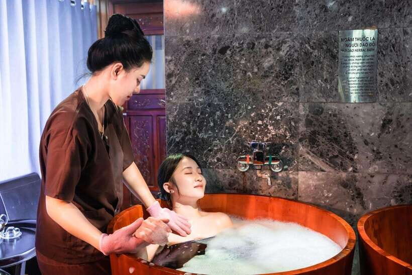 Da Nang: Cham Spa & Massage Experience (Optional Buffet) - The Combo Circuit: Osen Hot-and-Cold Jacuzzi Meets Red Dao Herbal Bath