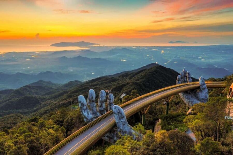 Da Nang: Golden Bridge, Marble Mountains & Monkey Mountain - Ba Na Hills Cable Car and Golden Bridge: Go Early, Then Enjoy the Walk