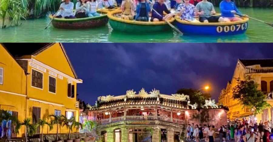 Da Nang/Hoi An: Coconut Village Boat and Hoi An City Tour - Cam Thanh Coconut Village: your basket boat and the fishing-net try-it