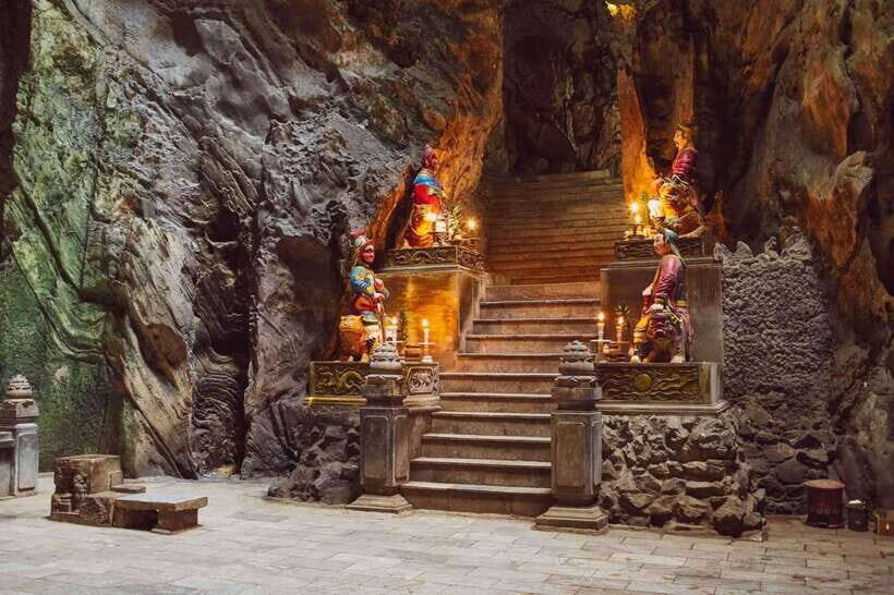 Da Nang: Marble Mountain, Am Phu Cave, and Lady Buddha … - Practical tips for Marble Mountains stairs (and what to do if it rained)