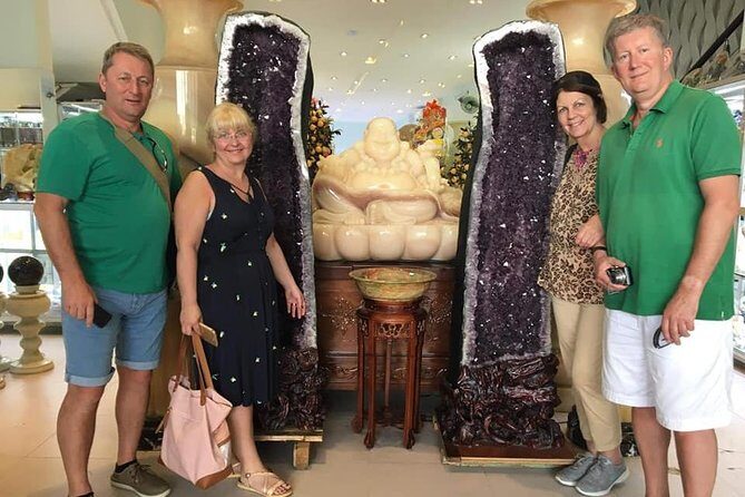 DA NANG NIGHTLIFE Tour with MARBLE MOUNTAIN & LADY BUDDHA STATUE, DRAGON BRIDGE - Traditional Vietnamese dinner that fits the day