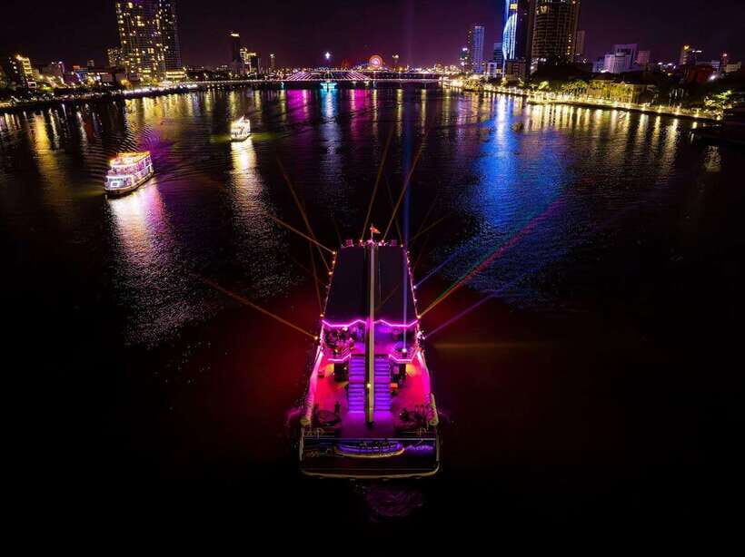 Da Nang: Poseidon Cruise with Dinner and Dragon Bridge Show - Poseidon on the Han River: the Da Nang night you can actually enjoy
