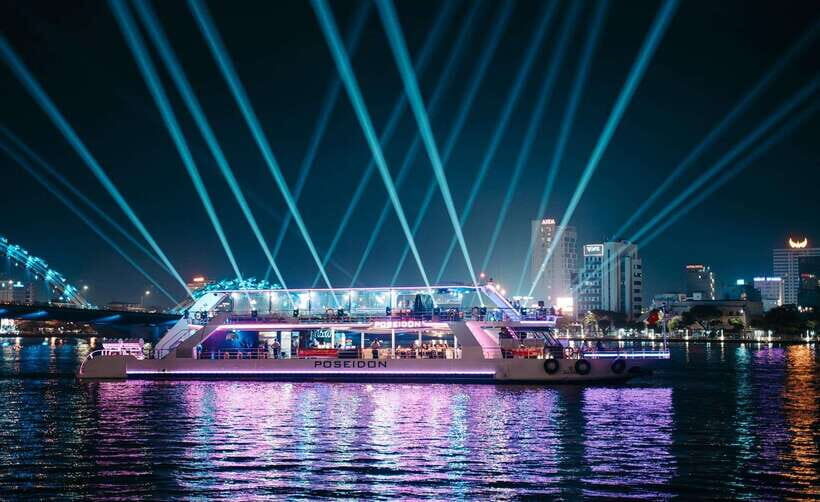 Da Nang: Poseidon Cruise with Dinner and Dragon Bridge Show - What you’ll see during the ride: illuminated bridges and skyline angles