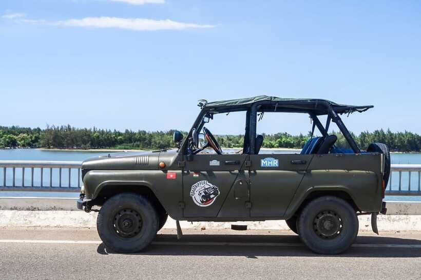 From Da Nang: Explore Hai Van Pass by US Army Jeep - Rules you must follow (and why they matter on a road + swim day)