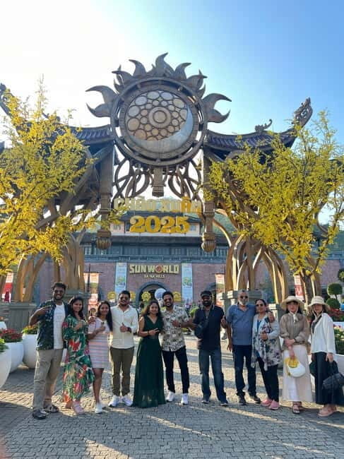 From Da Nang: Golden Bridge Ba Na Hills Full-Day Group Tour - French Village and King Peak at 1,487m: your best late-day views