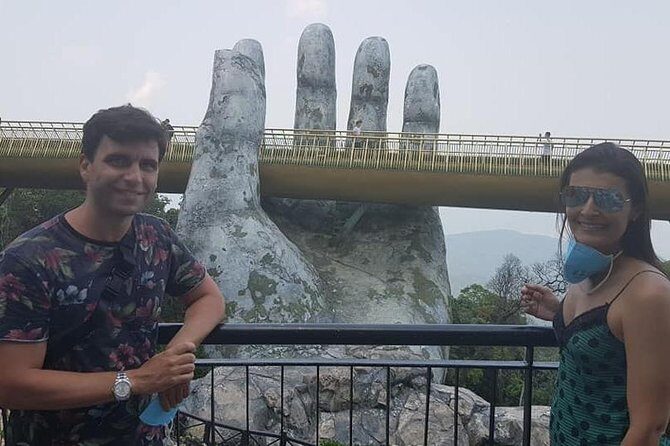 GOLDEN BRIDGE BA NA HILLS - CABLE CAR & Da Nang City PRIVATE TOUR - Dragon Bridge: Quick City Views and a Short Photo Stop