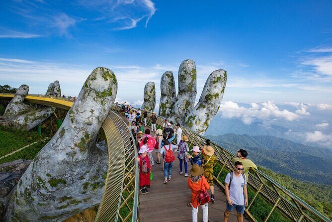 Golden Bridge -Ba Na Hills including buffet lunch ,Cable car 2 way From Da Nang - Key Highlights at a Glance