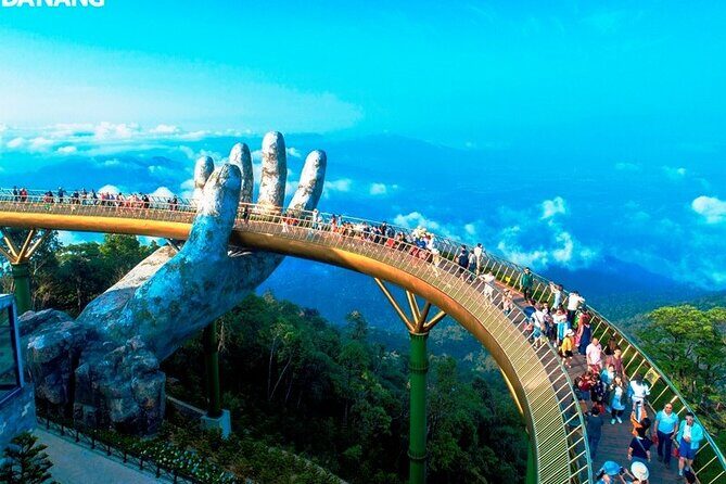 Golden Bridge & BaNa hills Group trip from DaNang/Hoi An - Lunch in French Village, then Fantasy Park and games time