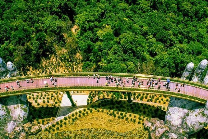 Golden Bridge & BaNa hills Group trip from DaNang/Hoi An - Beyond the bridge: Le Jardin, Debay Wine Cellar, and Linh Ung Pagoda