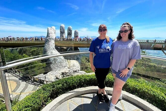 Golden Bridge-Monkey mountain-Dragon Bridge -Marble Mountain Fullday PrivateTour - Golden Bridge: more than a selfie stop