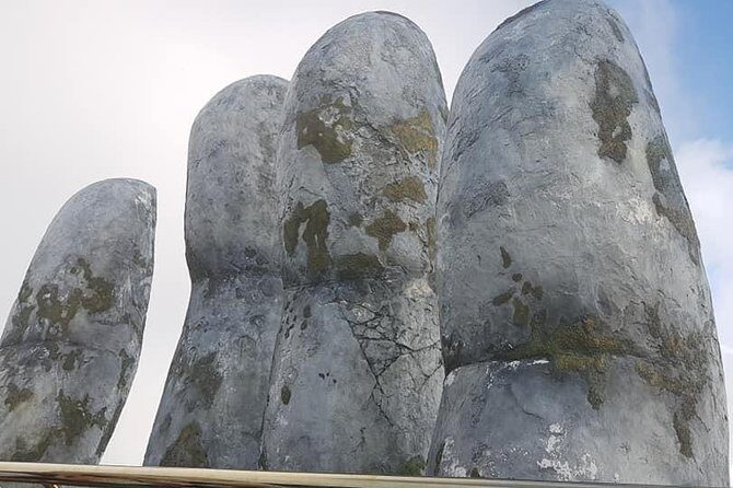 Guided Fullday Tour :Golden Bridge,Dragon Bridge,Marble Mountain,Monkey Mountain - Ba Na Hills cable car: cooler mountain air and big viewpoints