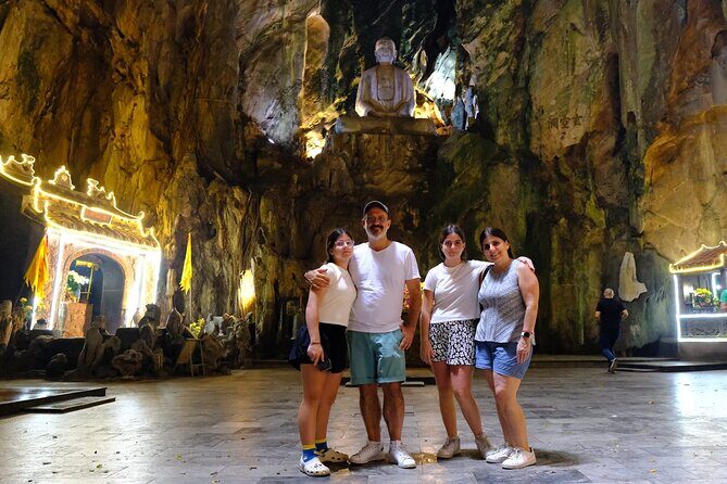 Guided Tour to Marble Mountain &HoiAn City-BoatRide-Night Market - Marble Mountains: caves, pagodas, and the element viewpoints