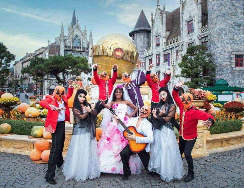 Hoi An/Da Nang: Ba Na Hills and Golden Bridge Afternoon Tour - French Village, French Square, and Fantasy Park’s Indoor Fun