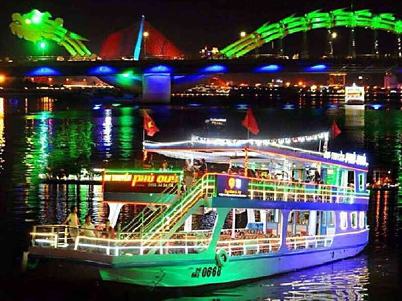 Hoi An/Da Nang: Da Nang Food Tour & Cruise Trip on Han River - 3:30 to 9:30: how the Da Nang food-and-river night actually flows