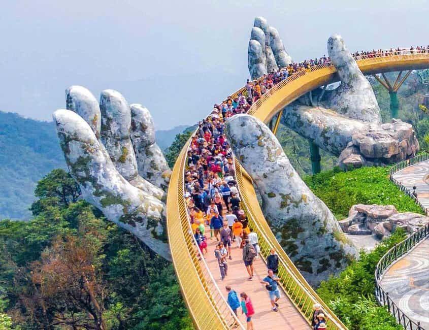 Hoi An/DaNang: Private Car Marble Mountain & Golden Bridge - Marble Mountain Meets Golden Bridge in One Long Day