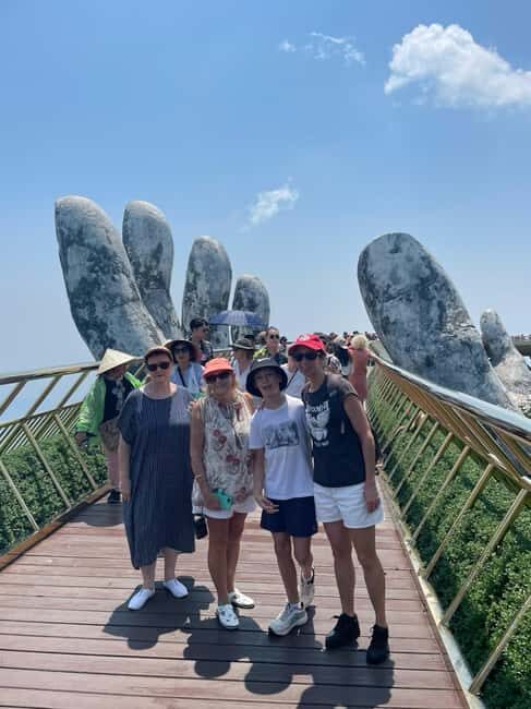 Hoi An/DaNang: Private Car Marble Mountain & Golden Bridge - Ba Na Hills Cable Car Rhythm: Dream Stream to Golden Bridge