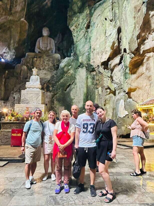 Hoian/Danang: Marble Mountain - Am Phu Cave & Lady Buddha - Thuy Mountain caves: Am Phu Cave and the other shrine routes
