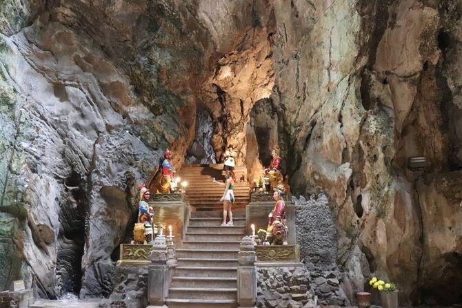 Marble mountain and Linh Ung temple from Da Nang/ Hoi An (4 hour) - Stop 1: Marble Mountains (2 Hours of Caves, Temples, and Steps)