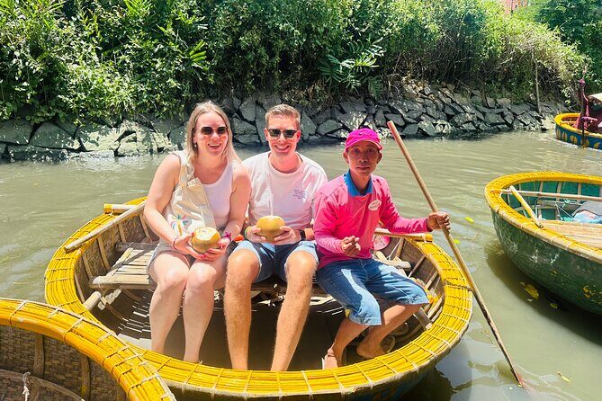 Marble Mountains, Coconut Forest & Hoi An Ancient Town Tour - Hoi An Ancient Town walk: lantern lanes and the Japanese Covered Bridge