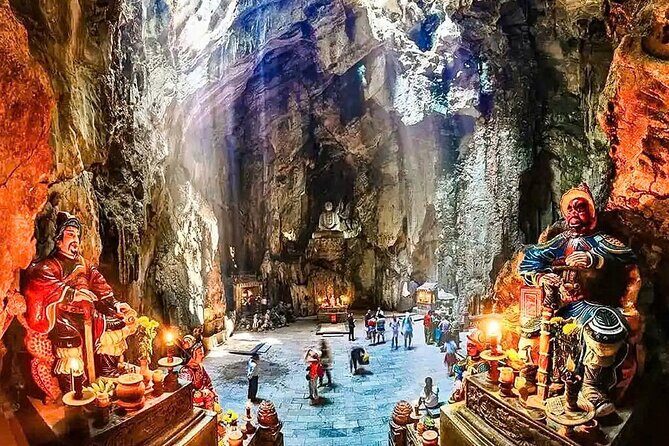 Monkey mountain-Huge Lady Buddha-Marble mountains & Am Phu caves - Monkey Mountain and the Huge Lady Buddha: the calm viewpoint stop