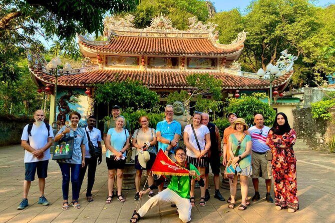 Monkey mountain-Huge Lady Buddha-Marble mountains & Am Phu caves - Guide impact: clear English stories make the sites stick