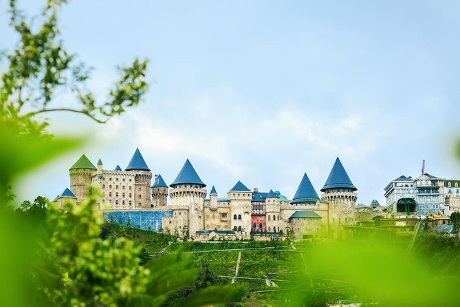 PRIVATE Half day to Golden Bridge Bana hill from Danang City - French Village Stops: Campanile, Temples, and Architectural Variety