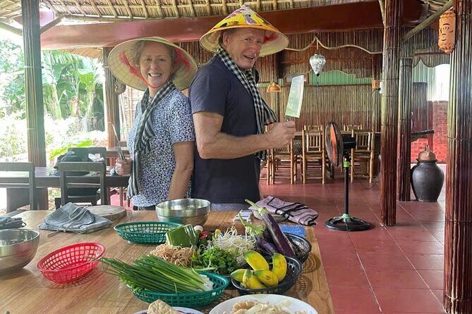 RICE PAPER Noodle Making Experience & Hoi An Cooking Class Class - Coconut palm forest basket-boat ride: a break from the cooking rhythm